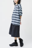 Ash Pigment Striped Top