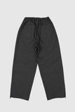 Pinstripe wide banding pants