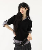 Rolling layered shirt