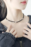 Winner Black Bead Necklace