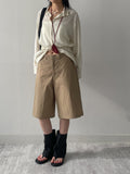 [unisex] Rainy Nylon Bermuda Pants