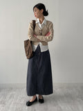 Adjust Nep Selvage Long Skirt