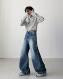 Col Brush Wide Denim
