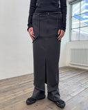 MIX RIBBED SLEEVELESS LONG DRESS