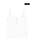Tanoa button sleeveless top