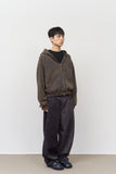 Salt Washed Zip Hoodie