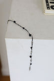 Black ball string necklace