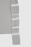 Nocturne lace sleeve tee