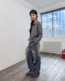 CINCH BACK CURVED JEANS