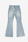 Lulu damage bootcut denim pants