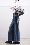 Seron Pintuck Denim Pants