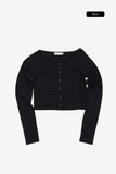 Lorric cropped button tee