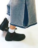 [AG] Side Washed Denim Half Pants