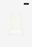 Leaf frill layered top