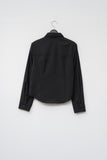 (W) Modet Frill Striped Shirt