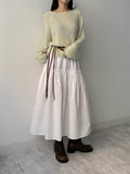 Mohair Raglan See-Through Knit