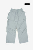 Forest skirt layered pants