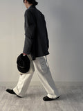 [unisex] Eyelet Cotton Wide Pants