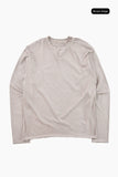 Lenz washed henley-neck long sleeve
