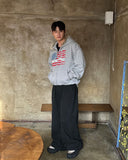 Lao Flag Hooded Zip-Up