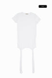 Dovia fold layered tee