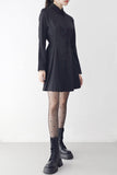 Mien Shirt Collar One Piece