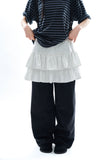 Nalaya dot frill mini skirt