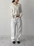 [Unisex] Stitched Cotton Wide Pants