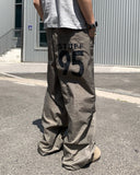 Back Printing Nylon Banding Pants