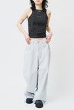 (W) Leaf Sleeveless
