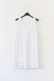 (W) Lino Button Sleeveless