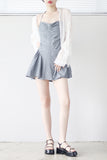 Moil Stripe Halter One Piece