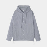 Enki Checked Hoodie Shirt