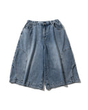 [AG] Upside Down Denim Half Pants
