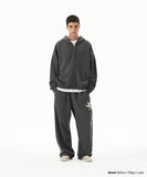PRAY APPLIQUE ZIP UP HOODIE