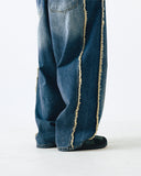 Vintage Raw Edge Denim Pants