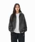 PRAY APPLIQUE ZIP UP HOODIE