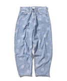 SMILE PATTERN DENIM PANTS