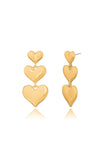 Heart Cascade Earrings