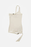 ode dual button halter sleeveless
