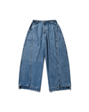 [AG] Wide Curved Denim Pants