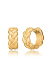 Crown Hoop Earrings