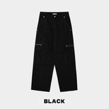 Oper Zipper Dyeing Pants