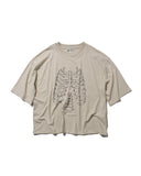 【ANGLAN x HEKA】Wood Bone Half Tee