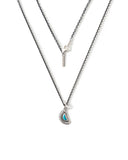 【AG X JOSILVER】Protractor Necklace - Turquoise