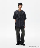 SERIF LOGO BASEBALL SHIRT