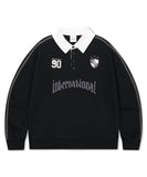 TRACK COLLAR SWEATSHIRT