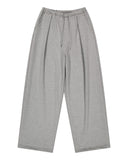 ONE-TUCK WIDE SWEAT PANTS