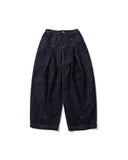 [AG] Long Tuck Wing Balloon Denim Pants