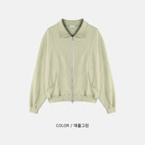 Dux Curved Collar Zip Up